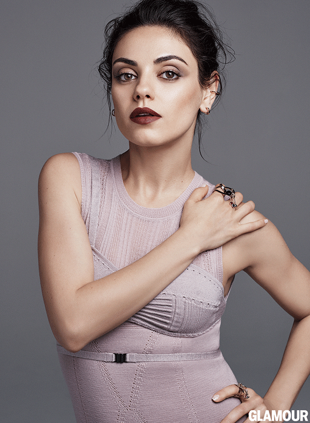 Mila Kunis Goes Makeup Free for Glamour, but Will She Take a Nude